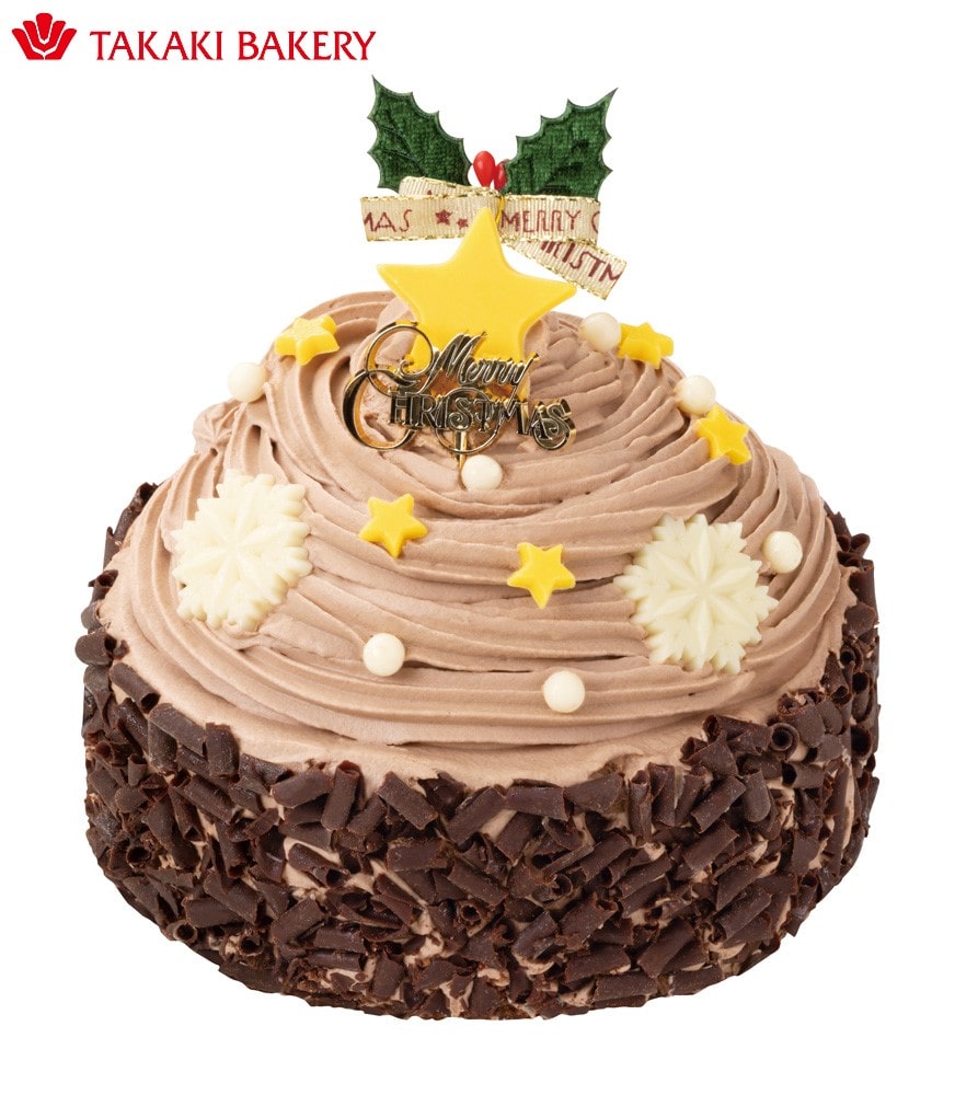 【上池台店】E508 ［タカキベーカリー］ きらきらツリーのチョコケーキ