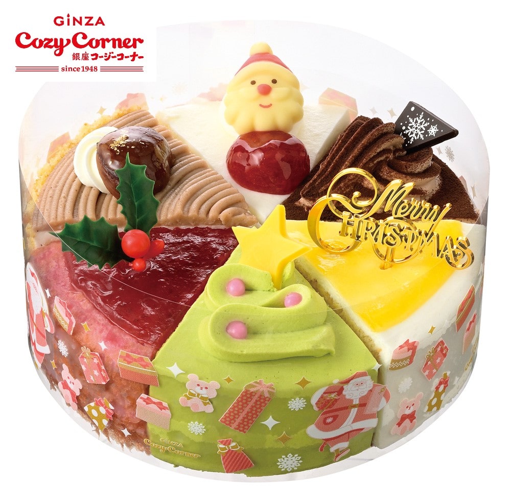 【上池台店】E538 ［銀座コージーコーナー］ 6つのクリスマスアソート