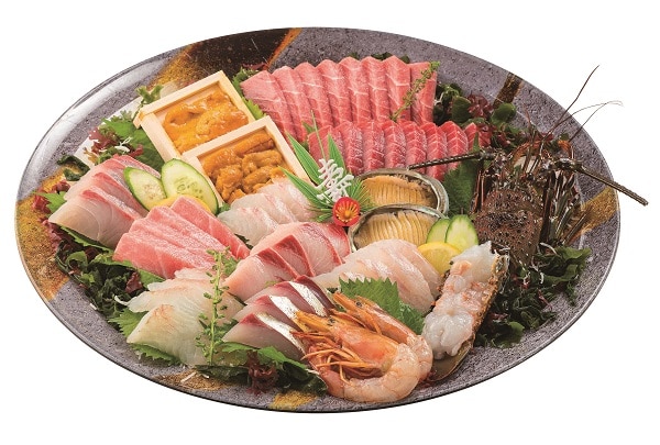 【川奈店】E204 伊勢えび・あわび入り刺身盛合せ