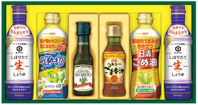 A565 日清オイリオ バラエティオイル&生しょうゆギフト