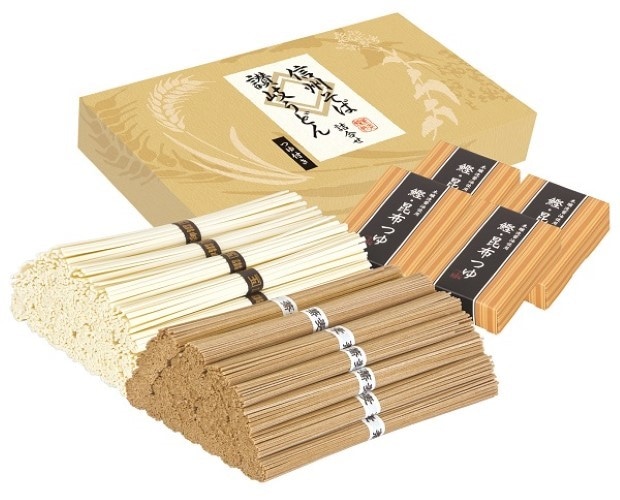 A628 三輪そうめん小西 信州蕎麦と讃岐饂飩の詰合せ