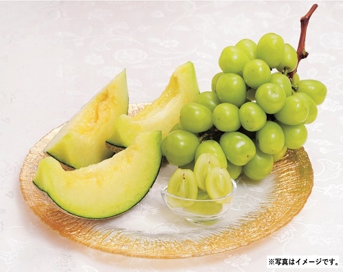 B046　長野県産シャインマスカットと熊本県産アールスメロン（11月下旬より順次発送）