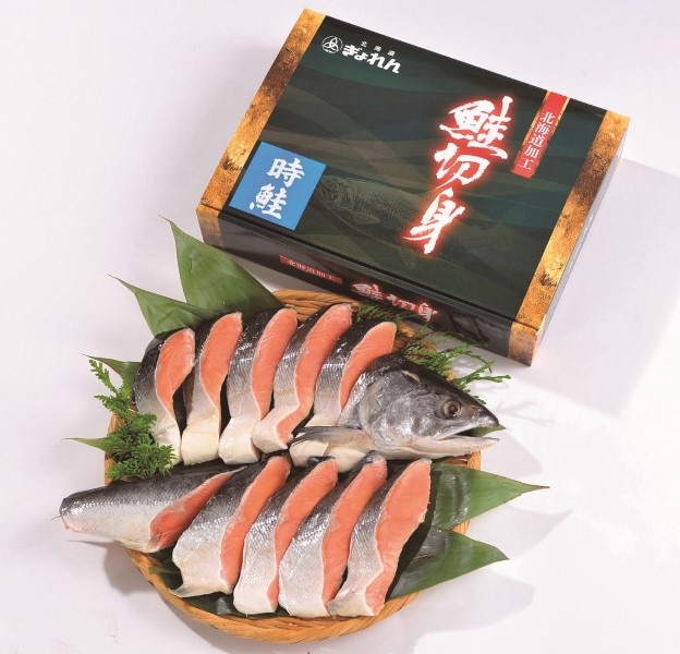 B093 塩時鮭半身　姿切り（甘口）