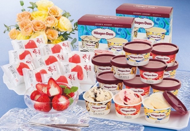 B402 ハーゲンダッツ&苺アイス