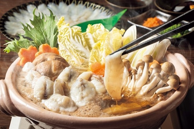 B418 ウエダ ふぐのしゃぶしゃぶとちり鍋セット