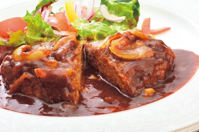 B485 米沢牛黄木 米沢牛入り濃旨（こくうま）デミハンバーグ