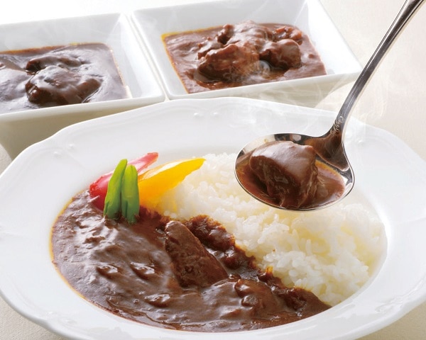 B486 米沢牛黄木 お肉屋さんの黒毛和牛カレーセット