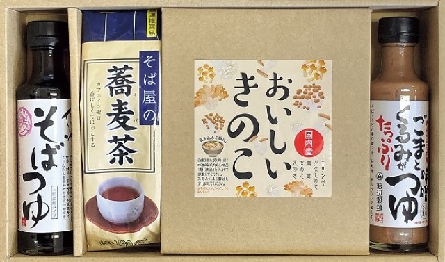 B630 信州そば詰合せ花静