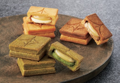 【東急百貨店の贈り物】 B790 ＜プレスバターサンド＞バターサンド３種組合せ（栗・宇治抹茶）