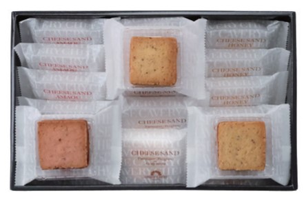 【東急百貨店の贈り物】 B813 ＜CHEEESE CAVERY TOKYO＞CAVERYサンドクッキーギフト　18個セット