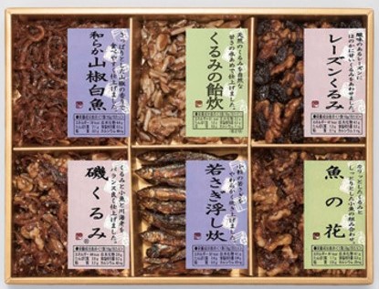 【東急百貨店の贈り物】 B864 ＜佃の佃煮＞木の実と小魚の佃煮詰合せ