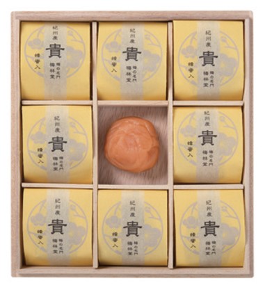 【東急百貨店の贈り物】 B897 ＜梅林堂＞紀州蜂蜜入り梅干「貴梅」（とうというめ）