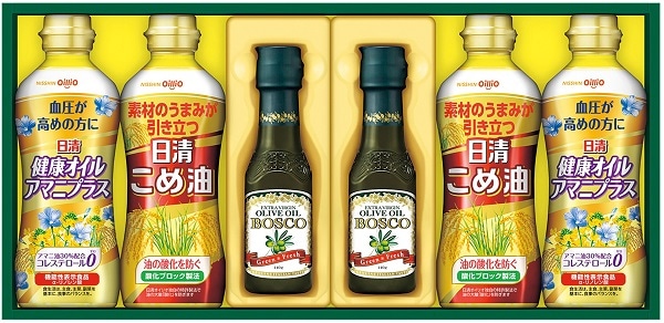 A584 日清オイリオ ボスコオリーブオイル&バラエティオイルギフト