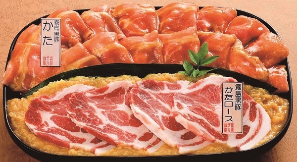 B186 霧島黒豚味噌漬・生姜焼きセット