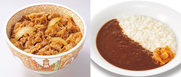 B409 すき家 牛丼の具5食・横濱カレー5食セット