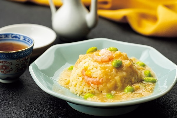 B415 京、静華 宮本静夫監修 直火炒めのえび炒飯と蟹あんかけ丼のもと