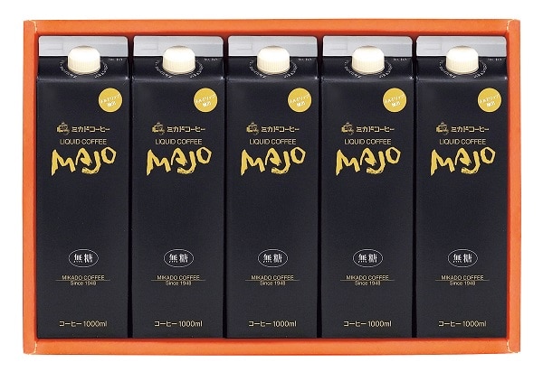 B556 ミカド珈琲 MAJOリキッドコーヒー無糖ギフト