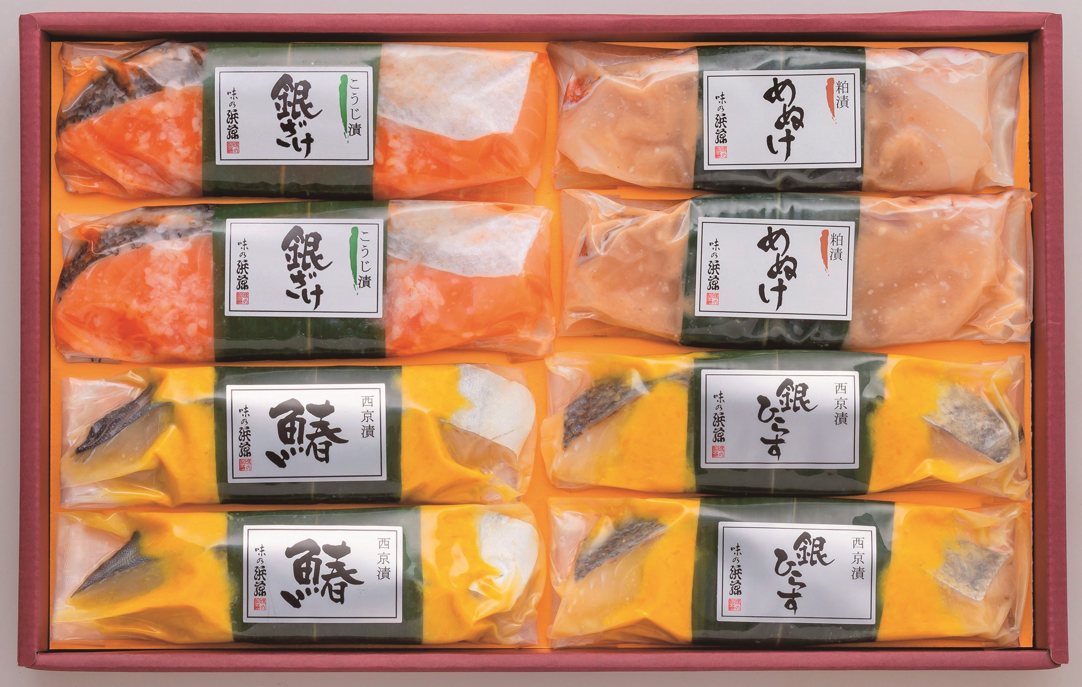 B116 味の浜藤 漬魚詰合せ豊漁（４種８切）