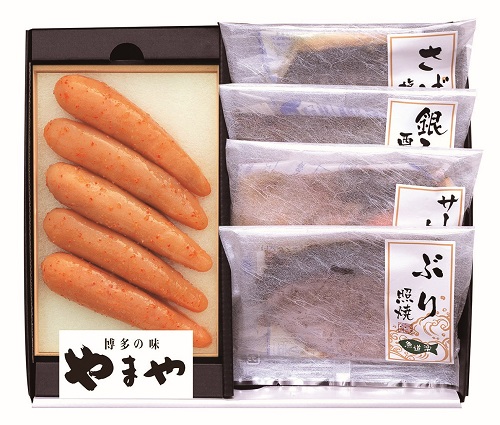 B126 やまや　辛子明太子・レンジで簡単！焼き魚セット