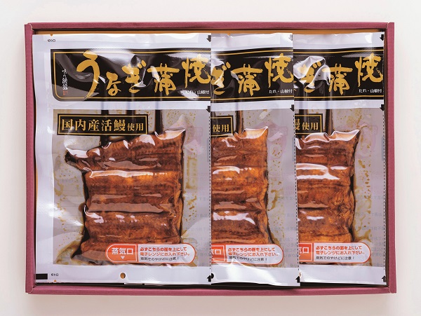 B730 国内産うなぎ蒲焼　３串セット