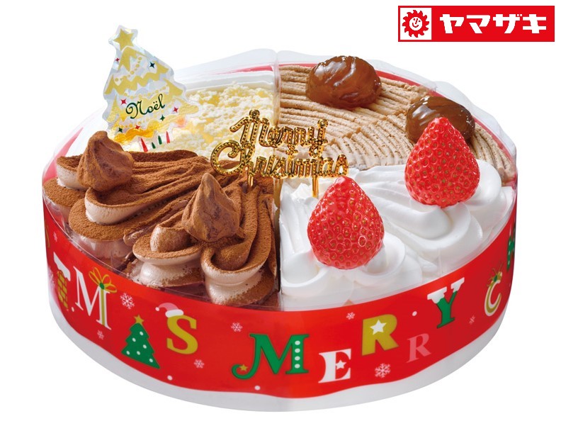 【上池台店】E535 ［ヤマザキ］ クリスマス　４種のアソートケーキ