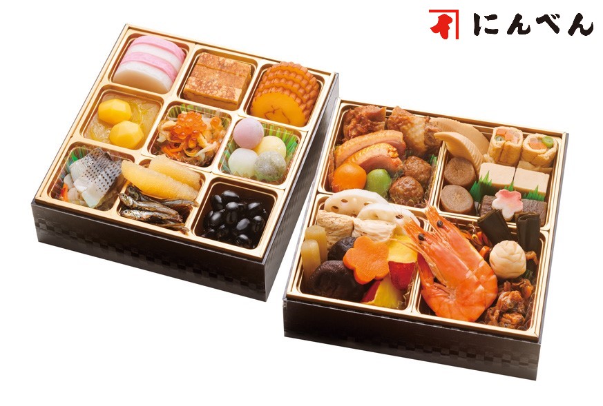 【梶が谷店】E629 東京・日本橋　にんべん　和風おせち 二段重