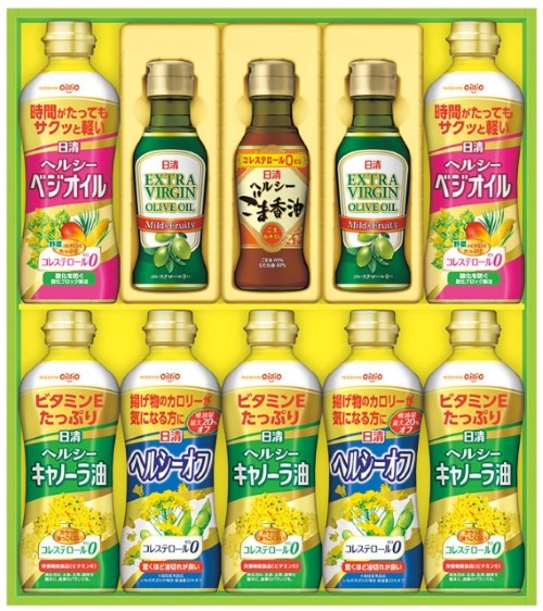 A558 日清オイリオ オリーブオイル&バラエティオイルギフト