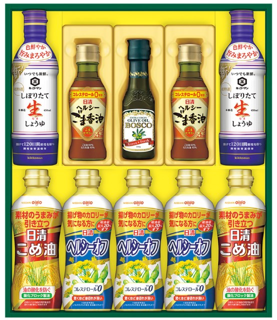 A566 日清オイリオ バラエティオイル&生しょうゆギフト