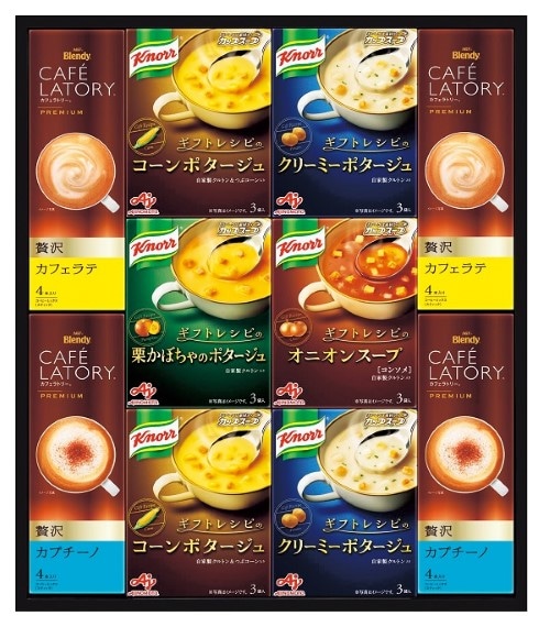 A578 味の素(ギフトレシピ)クノールスープ&コーヒーギフト