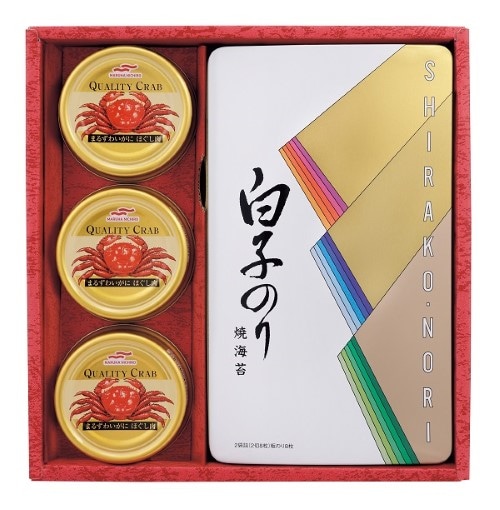 A623 白子 のり・かに缶詰合せギフト