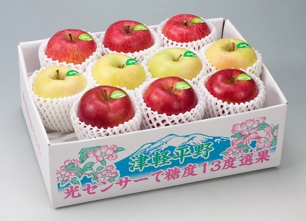 B017　青森県産　シナノスイート・名月・サンふじの甘味系りんご詰合せ　（11月下旬より順次発送）