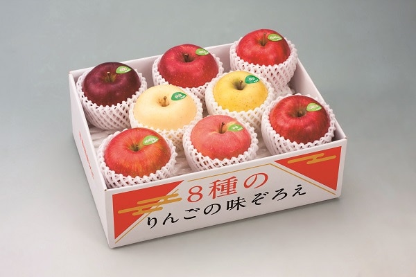 B020　青森県産　8種のりんごの味ぞろえ（12月上旬より順次発送）