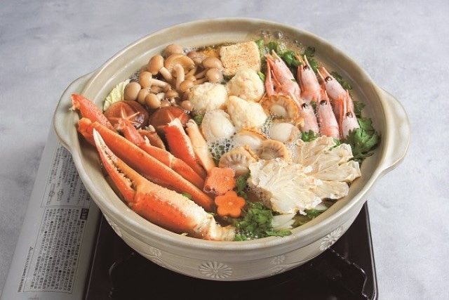 B087 具材たっぷりかに鍋