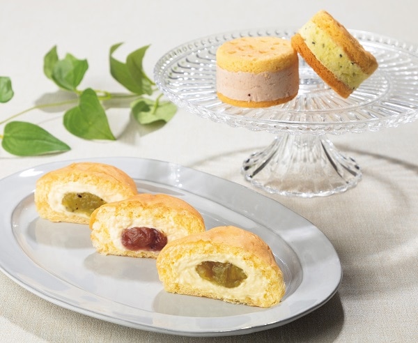 B346 八天堂ファーム 果実なくりーむパン＆バターサンドウィッチセット