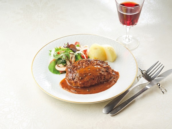 B435 アムール 後藤シェフ監修 黒トリュフデミソースハンバーグ5個セット