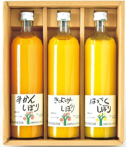 B553 伊藤農園 100%ピュアジュース3本セット
