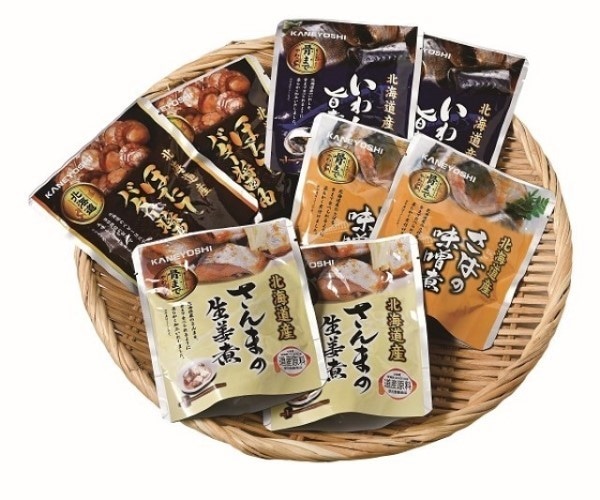 B733 伊藤忠食品　北海道産煮魚味くらべ　バラエティ４種８食