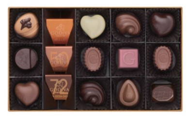 【東急百貨店の贈り物】 B792 <ゴディバ>ハート オブ ゴールド コレクション