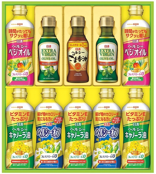 A591 日清オイリオ オリーブオイル&バラエティオイルギフト