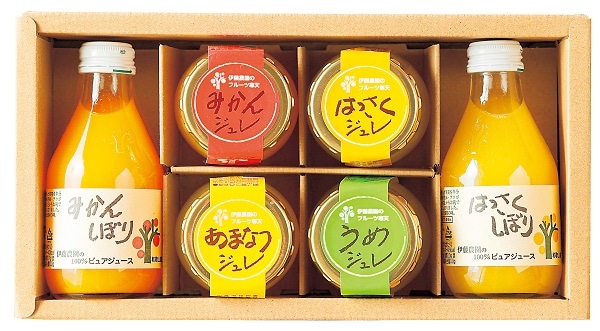 B557 伊藤農園 100％ピュアジュース&寒天ジュレセット
