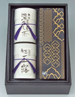 B639 赤坂柿山　赤坂慶長とお茶の詰合せ