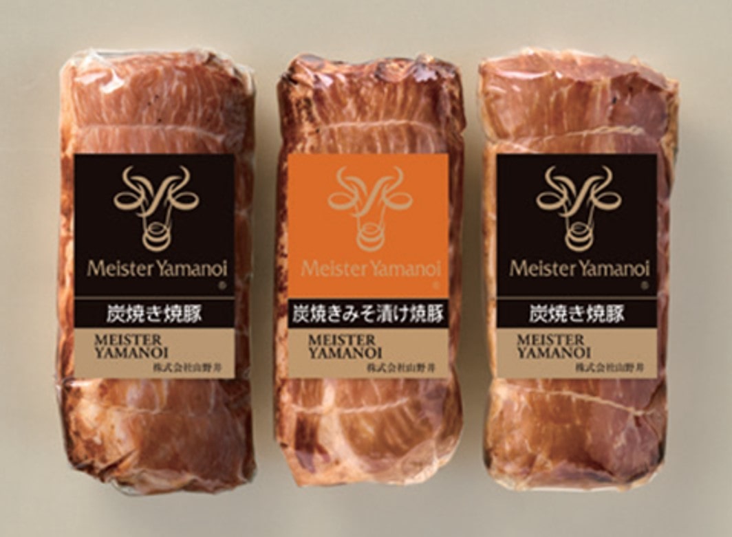 【東急百貨店の贈り物】 B895 ＜マイスター山野井＞ 国内産炭焼き焼豚二種セット