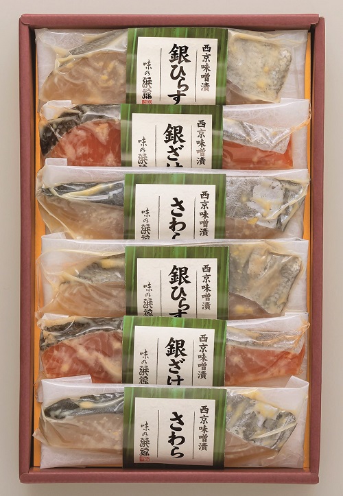 B112 味の浜藤 西京味噌漬(3種6切)