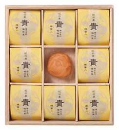 【東急百貨店の贈り物】B899 <梅林堂> 紀州蜂蜜入り梅干「貴梅」